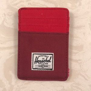 The Hershel Supply CO brand card wallet clip